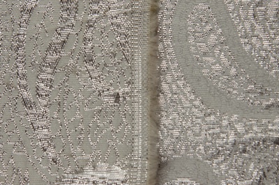 Ткань костюмная жаккард, 135 гр/м2, шир.150см, цвет белый№19 - купить в Нижнекамске. Цена 441.94 руб.