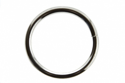 Кольцо металлическое d-38 мм, цв.-никель - купить в Нижнекамске. Цена: 4.94 руб.