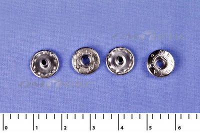 Кнопки металл Ф-12,5 (1440 +/-20 шт) "альфа" никель с рисунком - купить в Нижнекамске. Цена: 2 853.69 руб.