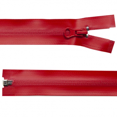 Молния водонепроницаемая PVC Т-7, 90 см, разъемная, цвет (820) красный - купить в Нижнекамске. Цена: 61.18 руб.