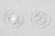 Кнопки пришивные пластиковые 13 мм, блистер 24шт, цв.-прозрачные - купить в Нижнекамске. Цена: 62.27 руб.