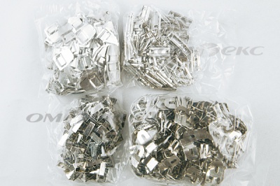 Крючки брючные 4 шипа "Стром" 144 шт. никель - купить в Нижнекамске. Цена: 383.97 руб.