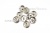 Кнопки пришивные 30 мм никель - купить в Нижнекамске. Цена: 18.68 руб.