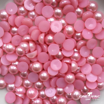 0404-5146В-Полубусины пластиковые круглые "ОмТекс", 10 мм, (уп.50гр=175+/-3шт), цв.101-св.розовый - купить в Нижнекамске. Цена: 64.11 руб.