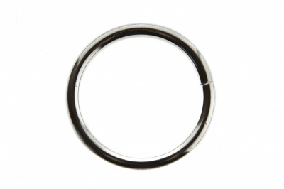 Кольцо металлическое d-32 мм, цв.-никель - купить в Нижнекамске. Цена: 3.54 руб.