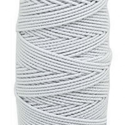 Нитка - резинка Спандекс 25 м (уп-10шт)-белые - купить в Нижнекамске. Цена: 35.65 руб.