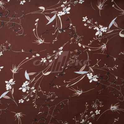 Плательная ткань "Фламенко" 2.2, 80 гр/м2, шир.150 см, принт растительный - купить в Нижнекамске. Цена 239.03 руб.