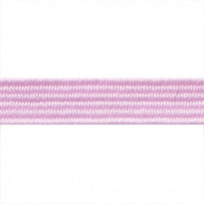 Резиновые нити с текстильным покрытием, шир. 6 мм ( упак.30 м/уп), цв.- 80-розовый - купить в Нижнекамске. Цена: 155.22 руб.