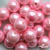0404-00108-Бусины пластиковые под жемчуг "ОмТекс", 16 мм, (уп.50гр=24+/-1шт) цв.101-св.розовый - купить в Нижнекамске. Цена: 44.18 руб.