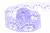 Тесьма кружевная 0621-2063, шир. 40 мм/уп. 20+/-1 м, цвет 107-фиолет - купить в Нижнекамске. Цена: 933.93 руб.