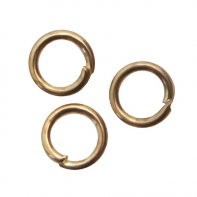 Кольцо  соединительное для бижутерии 4 мм, цв.-золото - купить в Нижнекамске. Цена: 0.41 руб.