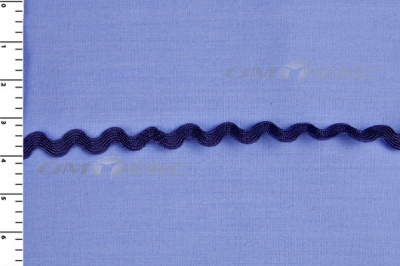 Тесьма плетеная "Вьюнчик"/т.синий - купить в Нижнекамске. Цена: 48.03 руб.
