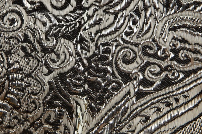 Ткань костюмная жаккард №11, 140 гр/м2, шир.150см, цвет тем.серебро - купить в Нижнекамске. Цена 383.29 руб.