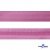 Косая бейка атласная "Омтекс" 15 мм х 132 м, цв. 135 темный розовый - купить в Нижнекамске. Цена: 225.81 руб.