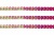 Пайетки "ОмТекс" на нитях, CREAM, 6 мм С / упак.73+/-1м, цв. 89 - розовый - купить в Нижнекамске. Цена: 468.37 руб.
