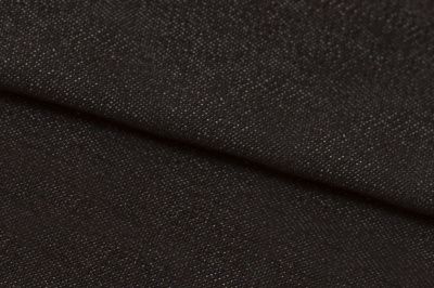 Ткань джинсовая №96, 160 гр/м2, шир.148см, цвет чёрный - купить в Нижнекамске. Цена 350.42 руб.