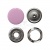 Кнопка рубашечная (закрытая) 9,5мм - эмаль, цв.003 - розовый - купить в Нижнекамске. Цена: 5.74 руб.