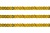 Пайетки "ОмТекс" на нитях, SILVER SHINING, 6 мм F / упак.91+/-1м, цв. 48 - золото - купить в Нижнекамске. Цена: 356.19 руб.