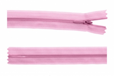 Молния потайная Т3 513, 60 см, капрон, цвет св.розовый - купить в Нижнекамске. Цена: 10.13 руб.