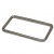 Рамка металлическая прямоугольная, 40 х 15 мм- тём.никель - купить в Нижнекамске. Цена: 4.60 руб.