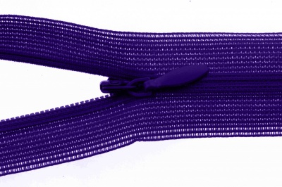 Молния потайная Т3 866, 20 см, капрон, цвет фиолетовый - купить в Нижнекамске. Цена: 5.27 руб.