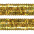 Тесьма с пайетками D16, шир. 20 мм/уп. 25+/-1 м, цвет золото - купить в Нижнекамске. Цена: 786.13 руб.