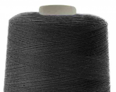 Швейные нитки (армированные) 28S/2, нам. 2 500 м, цвет чёрный - купить в Нижнекамске. Цена: 139.91 руб.