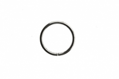 Кольцо металлическое d-15 мм, цв.-никель - купить в Нижнекамске. Цена: 2.48 руб.