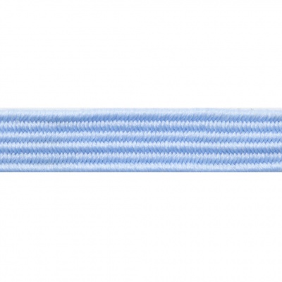 Резиновые нити с текстильным покрытием, шир. 6 мм ( упак.30 м/уп), цв.- 108-голубой - купить в Нижнекамске. Цена: 155.22 руб.