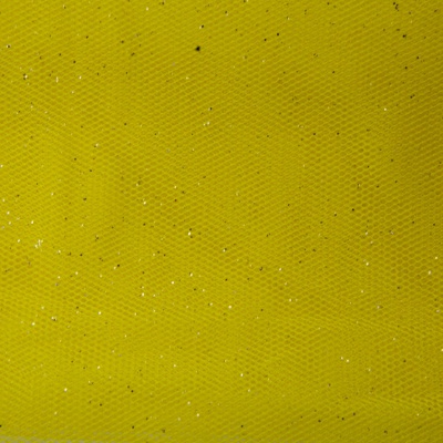Сетка Глиттер, 24 г/м2, шир.145 см., желтый - купить в Нижнекамске. Цена 117.24 руб.