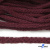 Шнур плетеный d-6 мм круглый, 70% хлопок 30% полиэстер, уп.90+/-1 м, цв.1070-бордовый - купить в Нижнекамске. Цена: 588 руб.