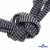 Шнурки #107-07, плоские 130 см, двухцветные цв.серый/чёрный - купить в Нижнекамске. Цена: 23.03 руб.